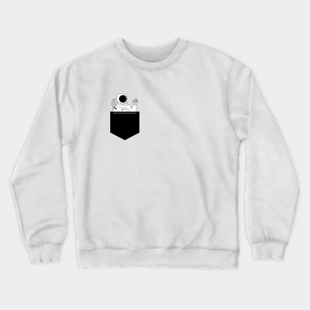 SPACEMAN Crewneck Sweatshirt by CANVAZSHOP